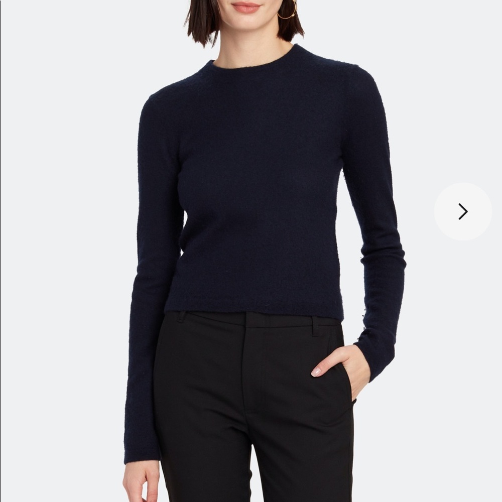 Vince Fitted Cashmere Crewneck Sweater NWT